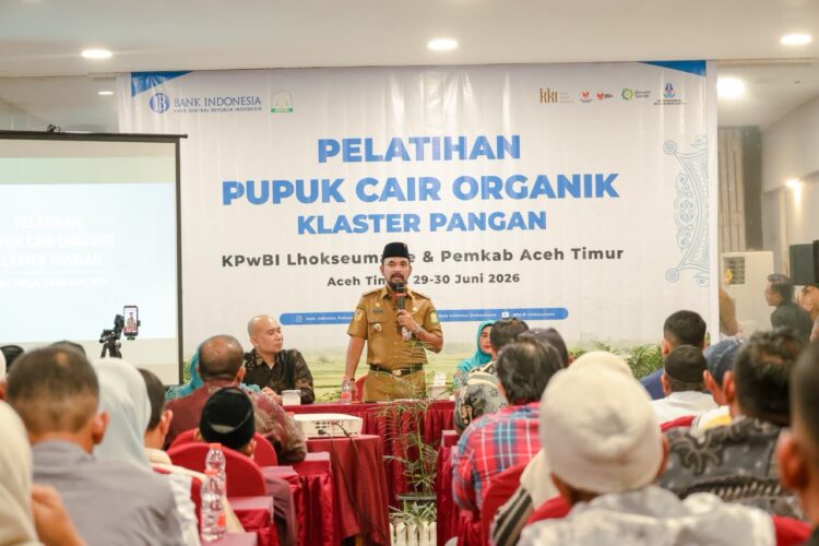Bupati Aceh Timur Buka Pelatihan Pupuk Organik di Hotel Royal Idi