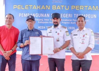 Bupati Aceh Timur Minta Dukungan Penuh Sukseskan Pembangunan SD Teumpeun