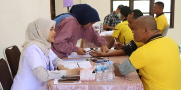 Sambut Hut Bhayangkara, Polres Aceh Singkil Gelar Donor Darah