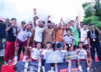 Buraq Terbang FC Juara Piala Pemuda Cup 3 Usai Taklukkan Tiger FC 2-0