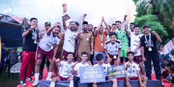 Buraq Terbang FC Juara Piala Pemuda Cup 3 Usai Taklukkan Tiger FC 2-0
