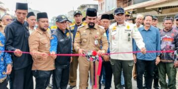 Bupati Aceh Timur Resmikan Lanjutan Pengaspalan Jalan Kuta Binjei–Alue Ie Mirah