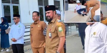 Bupati Al-Farlaky Beri Teladan, Antar Putra ke Sekolah pada Hari Pertama