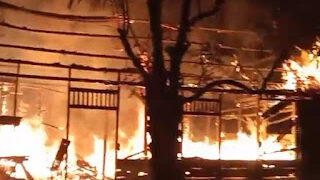Rumah Konstruksi Kayu di Madat Ludes Dilalap Api, Penyebab Belum Diketahui