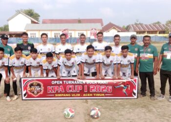 JF FC Singkirkan Garuda Langsa 2-0, Melaju ke Babak Berikutnya Piala KPA Simpang Ulim Cup I