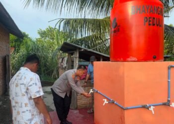 Kapolres Langsa Cek Bantuan Sumur Bor dari Ketum Bhayangkari, Pastikan Air Bersih untuk Santri Dayah