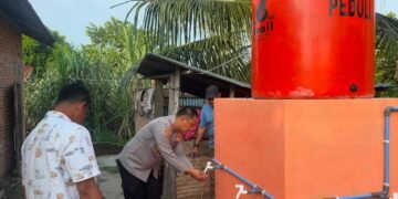 Kapolres Langsa Cek Bantuan Sumur Bor dari Ketum Bhayangkari, Pastikan Air Bersih untuk Santri Dayah