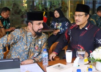 Tak Mau Menunggu, Al-Farlaky Temui Mensos di Jakarta Perjuangkan Hak Korban Banjir