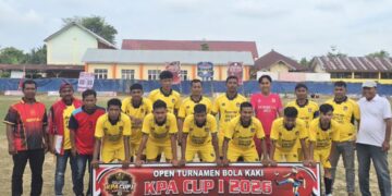Skor 1-0! Umpan Andi India, Gol Azhar Antar KPA Darul Falah FC ke Babak Berikutnya di Simpang Ulim