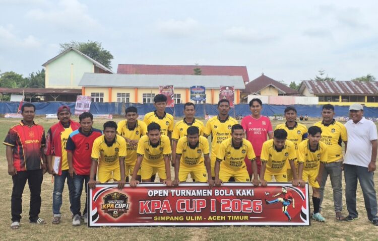 Skor 1-0! Umpan Andi India, Gol Azhar Antar KPA Darul Falah FC ke Babak Berikutnya di Simpang Ulim