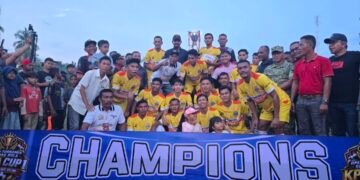 Rahmat Aron Pecah Kebuntuan, JF FC Aceh Utara Raih Mahkota KPA Cup I Simpang Ulim