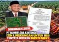 Terungkap, Izin Lingkungan PT Bumi Flora Ternyata Diteken Bupati Rocky pada 2016
