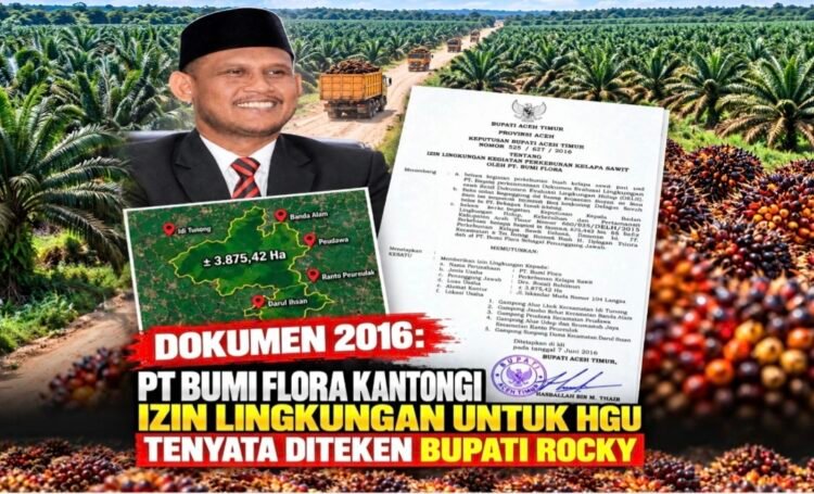 Terungkap, Izin Lingkungan PT Bumi Flora Ternyata Diteken Bupati Rocky pada 2016