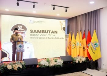 Di Musda Golkar, Al-Farlaky: Jangan Ada Sekat Politik untuk Bangun Aceh Timur